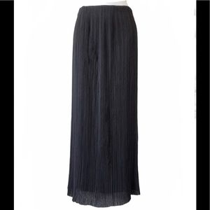 Issey Miyake Vintage Pleated Black Sheath Skirt Made In Japan 2
